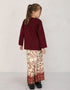 KIDS BAJU KURUNG KEDAH SAMARA (MAROON)